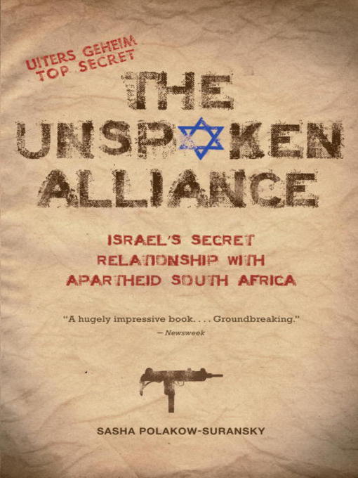 Title details for The Unspoken Alliance by Sasha Polakow-Suransky - Wait list